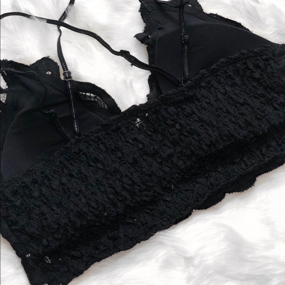 RESTOCKED Lena Crochet Lace Bralette - Black - Picture 5 of 5